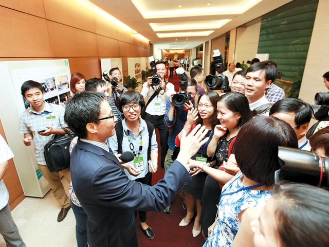 Hoạt động của báo chí không tách rời hoạt động của Quốc hội ảnh 1