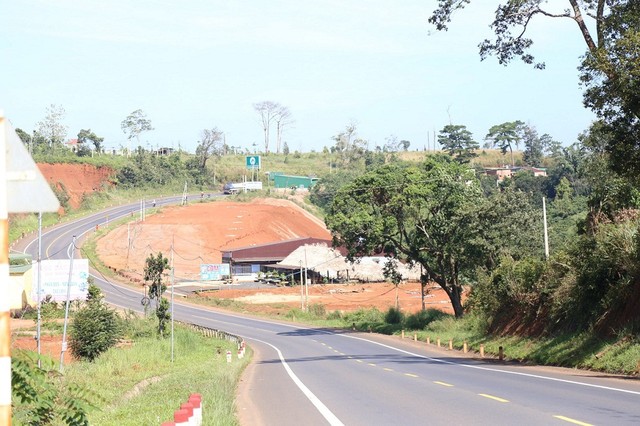 Đắk Nông: San ủi trái phép quả đồi để phân lô, bán nền ảnh 1