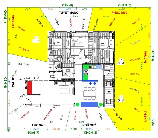 Xem phong thủy chung cư và sắp đặt chi tiết cho căn hộ ảnh 4