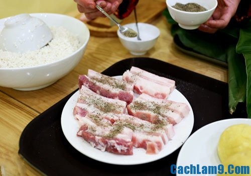 Cách gói bánh chưng bằng hình ảnh cực đơn giản ảnh 3