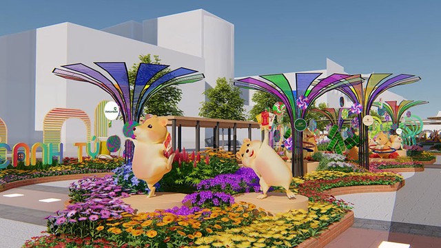 Đường hoa xuân Canh Tý 2020 với chủ đề “TP.HCM - Vững tin tiến bước” ảnh 7