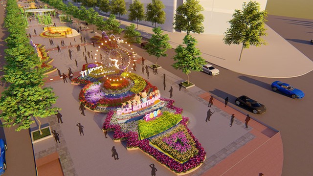 Đường hoa xuân Canh Tý 2020 với chủ đề “TP.HCM - Vững tin tiến bước” ảnh 8