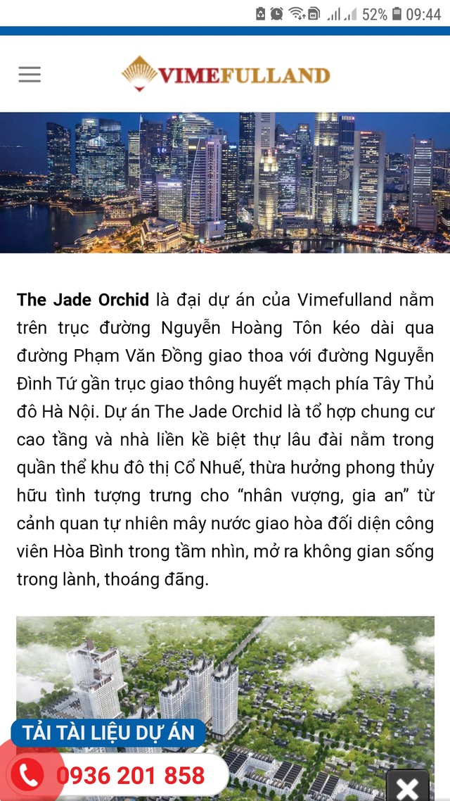 Dự án The Jade Ochird: Rao bán bãi đất trống     ảnh 1