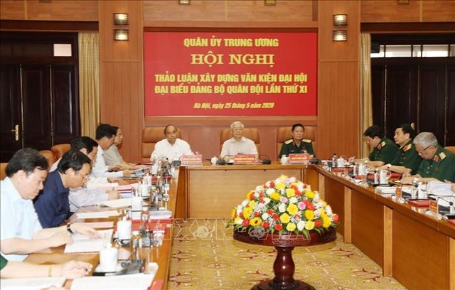 Quân ủy Trung ương cho ý kiến về dự thảo Văn kiện Đại hội đại biểu Đảng bộ Quân đội lần thứ XI ảnh 2