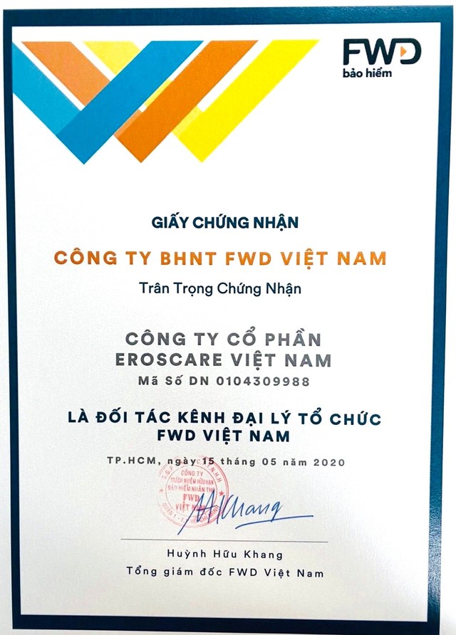 Eroscare và hành trình mới cùng FWD -  nâng tầm những giá trị ưu việt ảnh 1