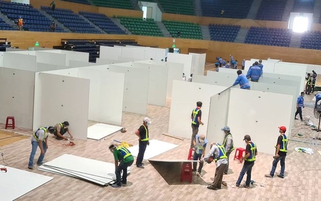 Đà Nẵng gấp rút hoàn thành bệnh viện dã chiến thứ 2 ảnh 1