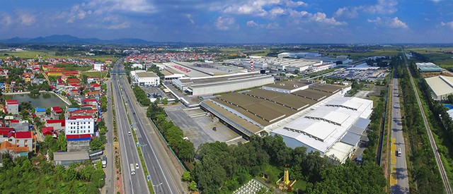 Một góc KCN Phúc Yên. Ảnh: KL