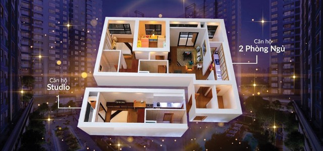 Thiết kế sáng tạo của Dual Key giúp cho chủ nhân chỉ cần mua 1 nhưng sở hữu được 2 căn hộ