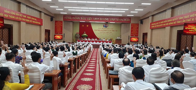 Đại hội Đảng bộ tỉnh Kiên Giang lần thứ XI (nhiệm kỳ 2020 - 2025).