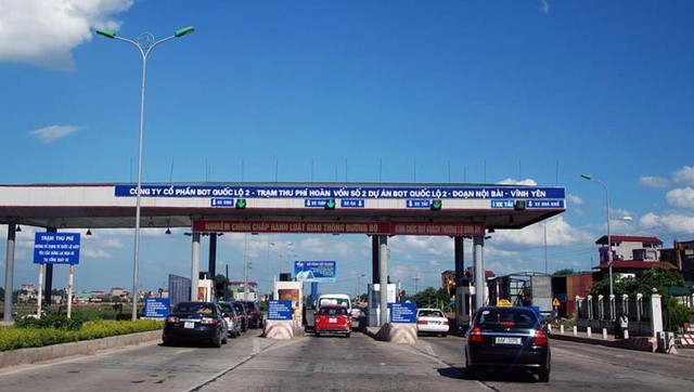 Trạm thu phí Quốc lộ 2 đoạn Nội Bài - Vĩnh Yên. Trạm thu phí Quốc lộ 2 đoạn Nội Bài - Vĩnh Yên.