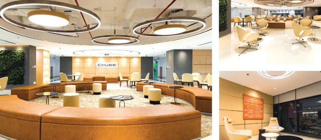 Không gian làm việc hiện đại tại một số văn phòng kinh doanh của Chubb Life Việt Nam Không gian làm việc hiện đại tại một số văn phòng kinh doanh của Chubb Life Việt Nam