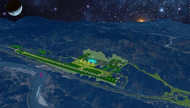 Phối cảnh cảng hàng không Sa Pa. Phối cảnh cảng hàng không Sa Pa.