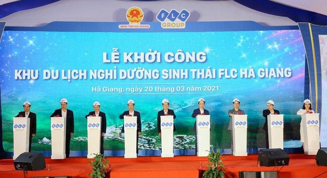 Lễ khởi công FLC Hà Giang - một trong những công trình mà FLC Faros được giao làm nhà thầu Lễ khởi công FLC Hà Giang - một trong những công trình mà FLC Faros được giao làm nhà thầu