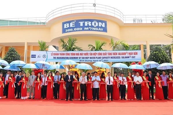 Nhà máy nước Tân Hiệp tăng thêm công suất 100.000 m3/ngày đêm.