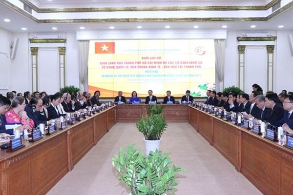 Lãnh đạo UBND TP.HCM gặp gỡ Hiệp hội doanh nghiệp nước ngoài tại TP.HCM