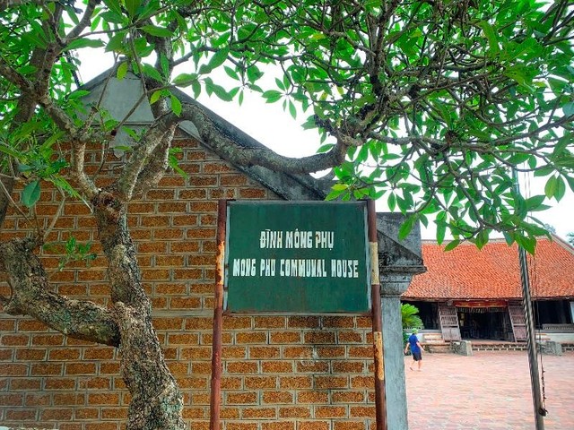Đình làng Mông Phụ. (Ảnh:Phương Linh)