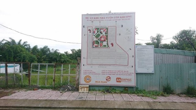 Dự án Khu nhà vườn Cồn Khương (quận Ninh Kiều)