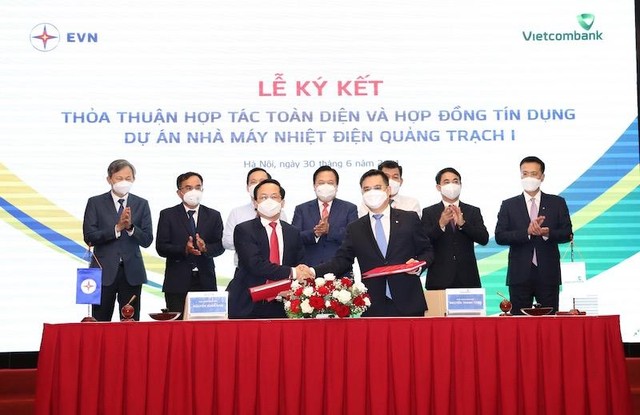 Vietcombank cho EVN vay 27.000 tỷ đồng xây dựng Nhà máy nhiệt điện Quảng Trạch 1