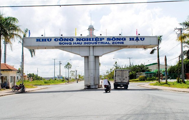 KCN Sông Hậu - giai đoạn I (huyện Châu Thành) đã lấp đầy trên 90% diện tích đất công nghiệp