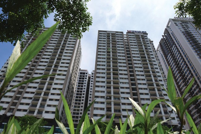 Ở các thành phố lớn, chung cư là phân khúc tiềm năng nhất khi gắn với nhu cầu thực của người dân. Ảnh: Dũng Minh