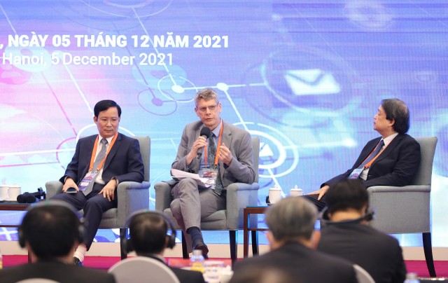 Ông Jonathan Pincus, Cố vấn kinh tế cao cấp của Chương trình Phát triển Liên Hợp Quốc (UNDP). Ảnh: Duy Linh