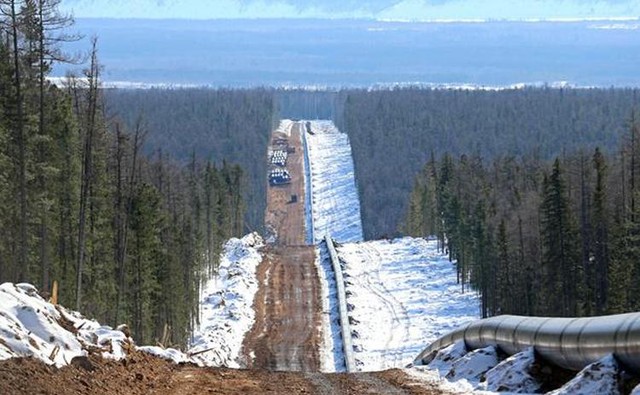 Đường ống "Sức mạnh Siberia" đi vào hoạt động từ năm 2019. Ảnh: DW