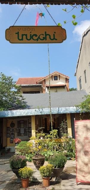 Cây nêu ở Vườn Trúc chỉ.