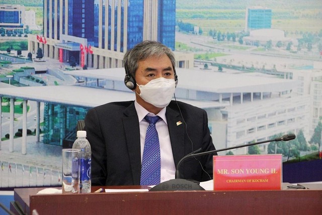 Ông Shon Young-IL, Chủ tịch Hiệp hội Doanh nghiệp Hàn Quốc tại Việt Nam (Ảnh: Thu Cúc).