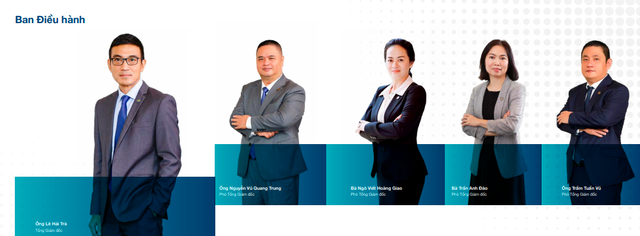 Sau khi ông Lê Hải Trà (ngoài cùng bên trái) bị buộc thôi việc, nhân sự Ban điều hành HoSE hiện còn 4 người