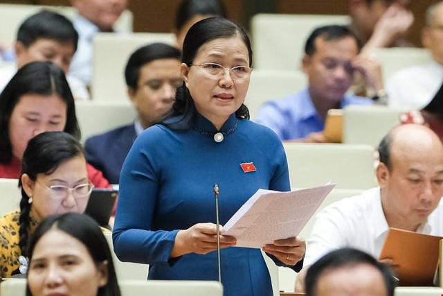 Đại biểu Đỗ Thị Lan, đoàn Quảng Ninh