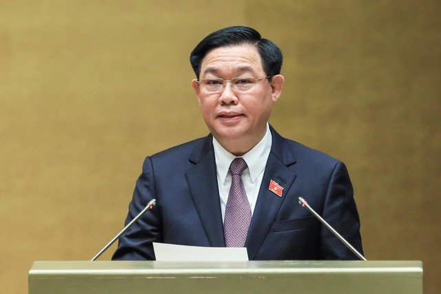 Chủ tịch Quốc hội Vương Đình Huệ phát biểu bế mạc Kỳ họp thứ ban, Quốc hội khóa XV Chủ tịch Quốc hội Vương Đình Huệ phát biểu bế mạc Kỳ họp thứ ban, Quốc hội khóa XV