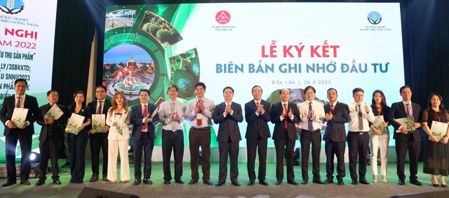 Tại Hội nghị Xúc tiến đầu tư lĩnh vực nông nghiệp tỉnh Đắk Lắk năm 2022, tỉnh Đắk Lắk đã chấp thuận chủ trương nhiều dự án.