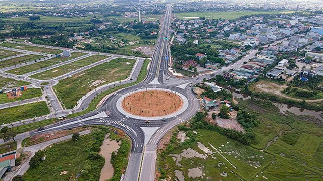 Điểm cuối của trục cao tốc đi qua tỉnh Quảng Ninh được đấu nối với đường dẫn cầu Bắc Luân 2 (TP. Móng Cái).