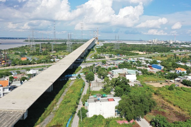 Đường Vành đai 3 TP.HCM đoạn Nhà Bè. Ảnh: Lê Toàn