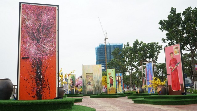 Không gian “Đà Nẵng Tết xưa và nay”. Không gian “Đà Nẵng Tết xưa và nay”.