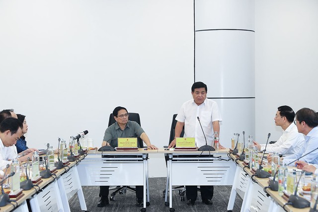 Bộ trưởng Nguyễn Chí Dũng bày tỏ quyết tâm và kỳ vọng đưa NIC trở thành một trung tâm đổi mới sáng tạo tầm cỡ trong khu vực. (Ảnh: Nhật Bắc)