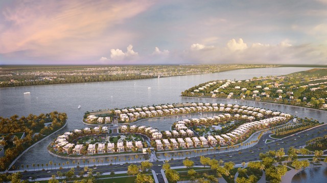 Dinh thự The Rivus tại vị trí thủy bao hiếm hoi