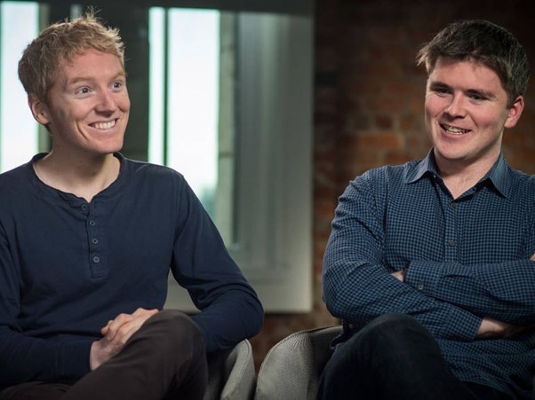 Hai anh em nhà sáng lập Stripe