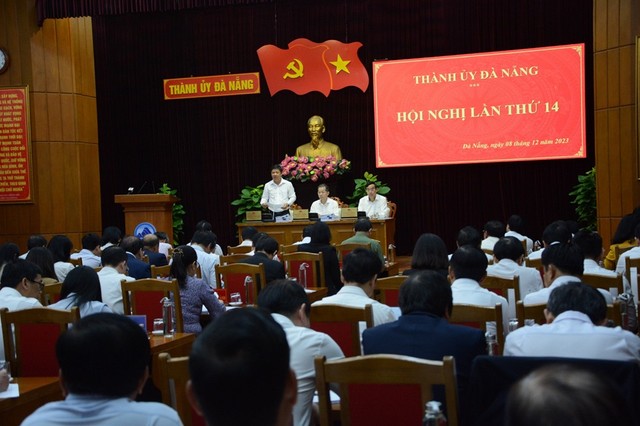 Thành ủy Đà Nẵng tổ chức Hội nghị lần thứ 14 nhằm đánh giá tình hình công tác năm 2023, triển khai nhiệm vụ trọng tâm năm 2024.