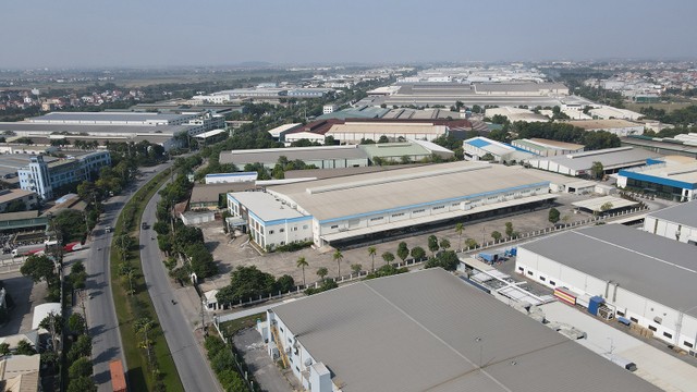Nhu cầu thuê đất khu công nghiệp tăng nhanh. Ảnh: Dũng Minh