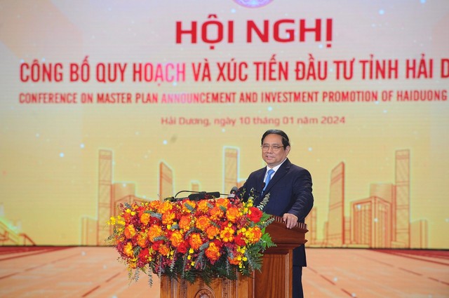 Thủ tướng Chính phủ Phạm Minh Chính phát biểu chỉ đạo tại Hội nghị.