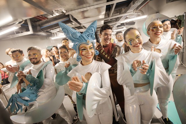 Các diễn viên tập luyện hăng say cho ngày ra mắt show diễn vào 26/1 tới