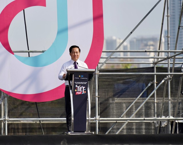 Ông Hoàng Tùng, Chủ tịch UBND TP. Thủ Đức chia sẻ tại sự kiện.