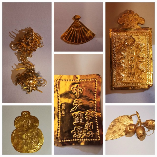 Bộ sưu tập hiện vật bằng vàng gắn liền tín ngưỡng thờ Mẫu của người Việt và đặc biệt là tín ngưỡng của nhân dân Hải Phòng