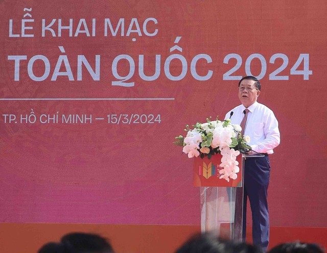 Ông Nguyễn Trọng Nghĩa, Trưởng ban Tuyên giáo Trung ương phát biểu chỉ đạo Hội báo. Ảnh: Lê Toàn Ông Nguyễn Trọng Nghĩa, Trưởng ban Tuyên giáo Trung ương phát biểu chỉ đạo Hội báo. Ảnh: Lê Toàn