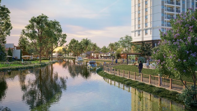 Nhà Bè sở hữu điều kiện thiên nhiên phù hợp để phát triển đô thị, cảnh quan ven sông, hứa hẹn tiềm năng khai thác BĐS ven sông trong tương lai.