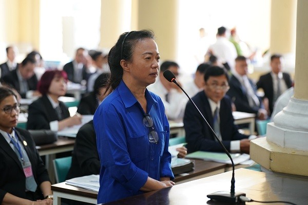 Bị cáo Đặng Phương Hoài Tâm (Trưởng Văn phòng HĐQT Tập đoàn Vạn Thịnh Phát).