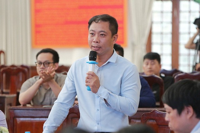 Ông Phạm Hải Quỳnh, Viện trưởng Viện Phát triển Du lịch châu Á nêu ý kiến tại toạ đàm.