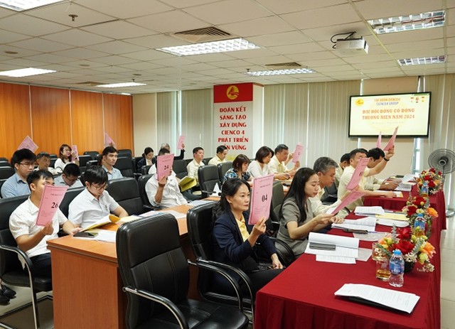 100% cổ đông biểu quyết thông qua 10 nội dung quan trọng tại Đại hội.