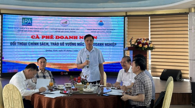 Ông Vũ Văn Diện, Phó chủ tịch thường trực UBND tỉnh Quảng Ninh phát biểu. Ảnh: Quỳnh Nga Ông Vũ Văn Diện, Phó chủ tịch thường trực UBND tỉnh Quảng Ninh phát biểu. Ảnh: Quỳnh Nga